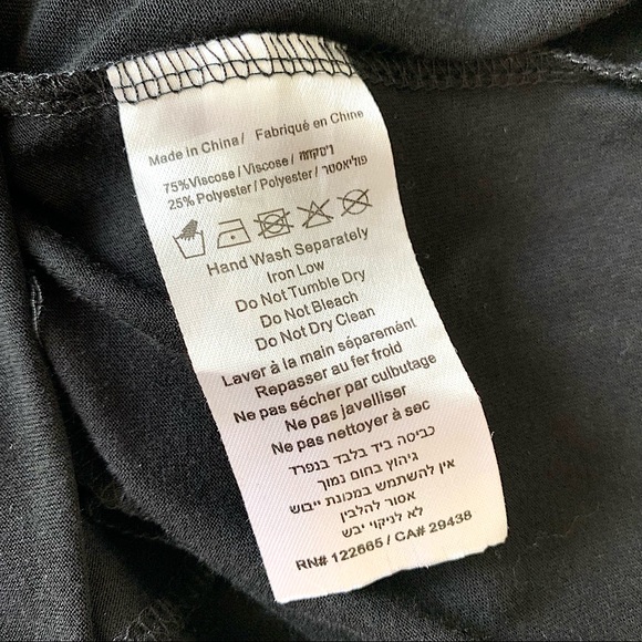 NWT Anthropologie Anama Faux Wrap Open Back Dress Black SM - Picture 12 of 16